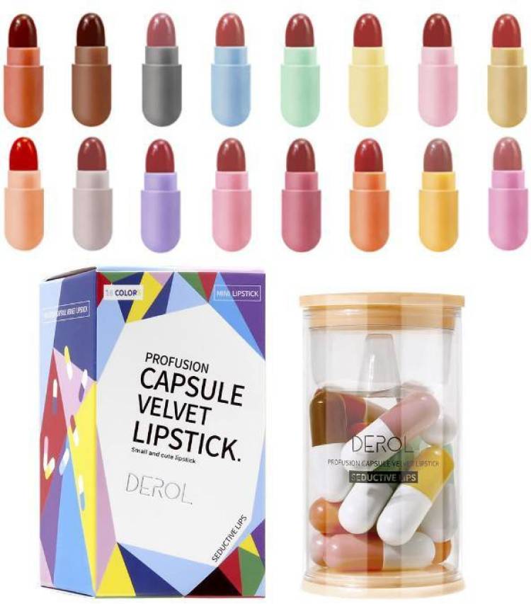 The Beauty Editor Capsule velvet mini lipstick set of 16 Price in India