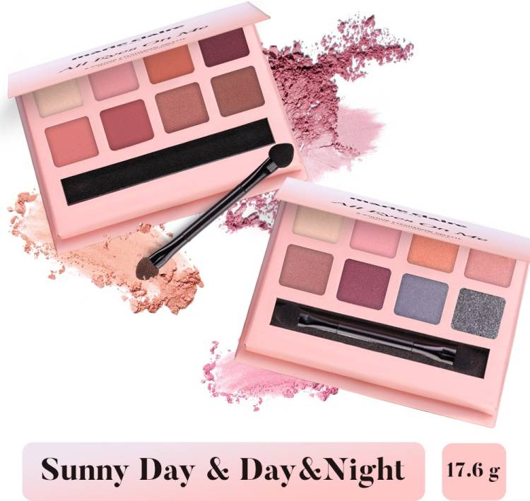 Marie Claire Paris Eyeshadow Palette All Eyes on Me - Sunny Day and Day and Night 17.6 g Price in India