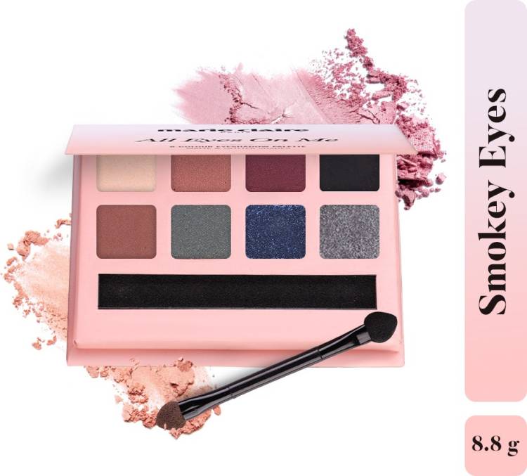 Marie Claire Paris Eyeshadow Palette All Eyes on Me - Smokey Eyes 8.8 g Price in India