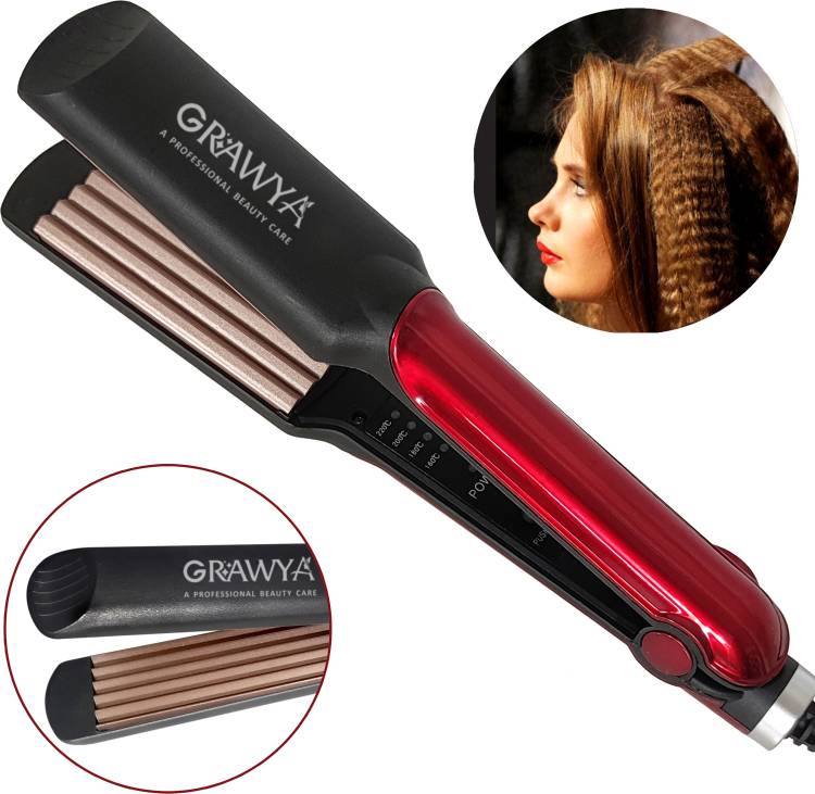 Grawya Professional VG5506 Hair Crimper With 4 X Protection Coating Electric Hair Crimp & Style Machine Hair Styler Price in India