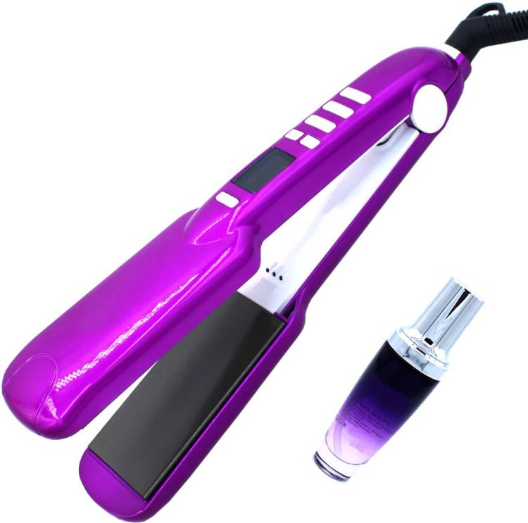 QGS Women Lady Professional Solid Ceramic Anti-Static Hair Styling Flat Hair Iron Salon Approved 80W Hair Straightener With 5 Heat Settings (2 Years Warranty) 20 Hair Straightener Price in India