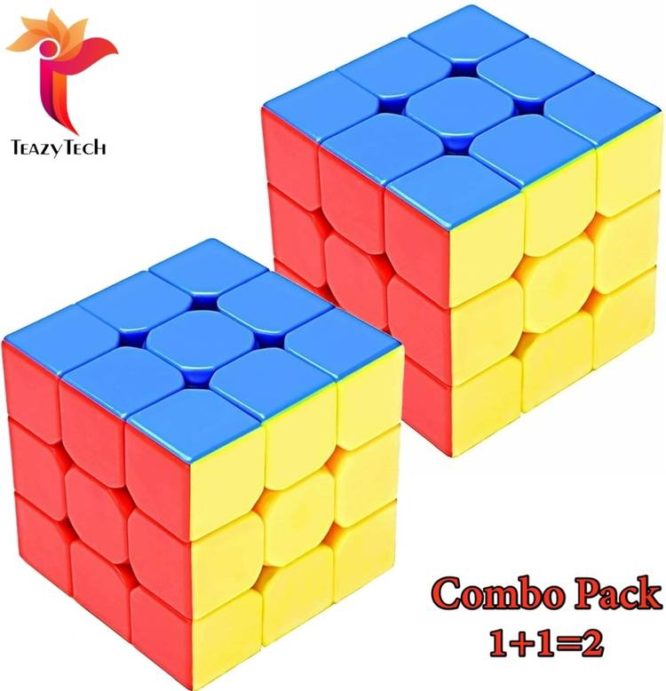 TeazyTech 3x3x3 High speed Rubik's Cube Designed for smooth & Faster Movements