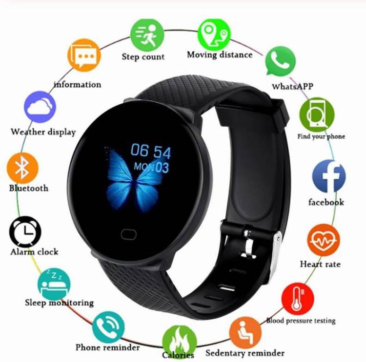 Clonezo D18 smart bracelet,fitness band b12 Smartwatch Smartwatch Price in India
