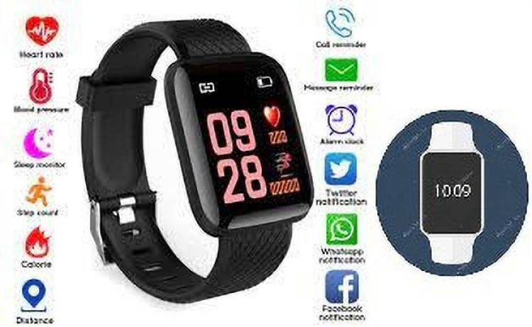 Ykarn Trades AW300/ ID116 PLUS HEART RATE SLEEP TRACKER BLUETOOTH SMART WATCH(PACK OF 1) Smartwatch Price in India
