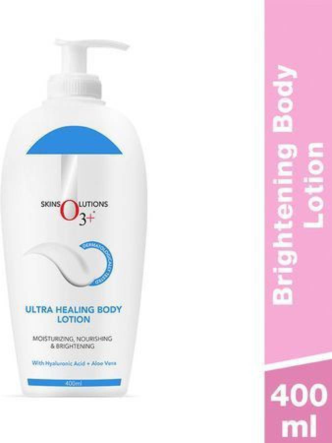 O3+ Ultra Healing Brightening Body Lotion Moisturiser With Aloe Vera (400ml) Price in India