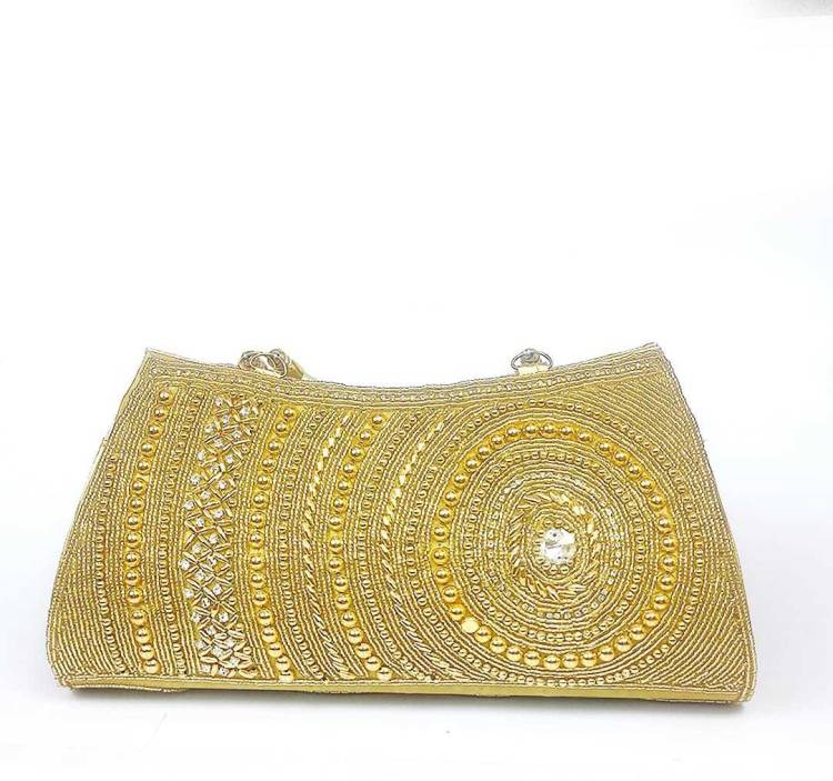Party Gold  Clutch Price in India