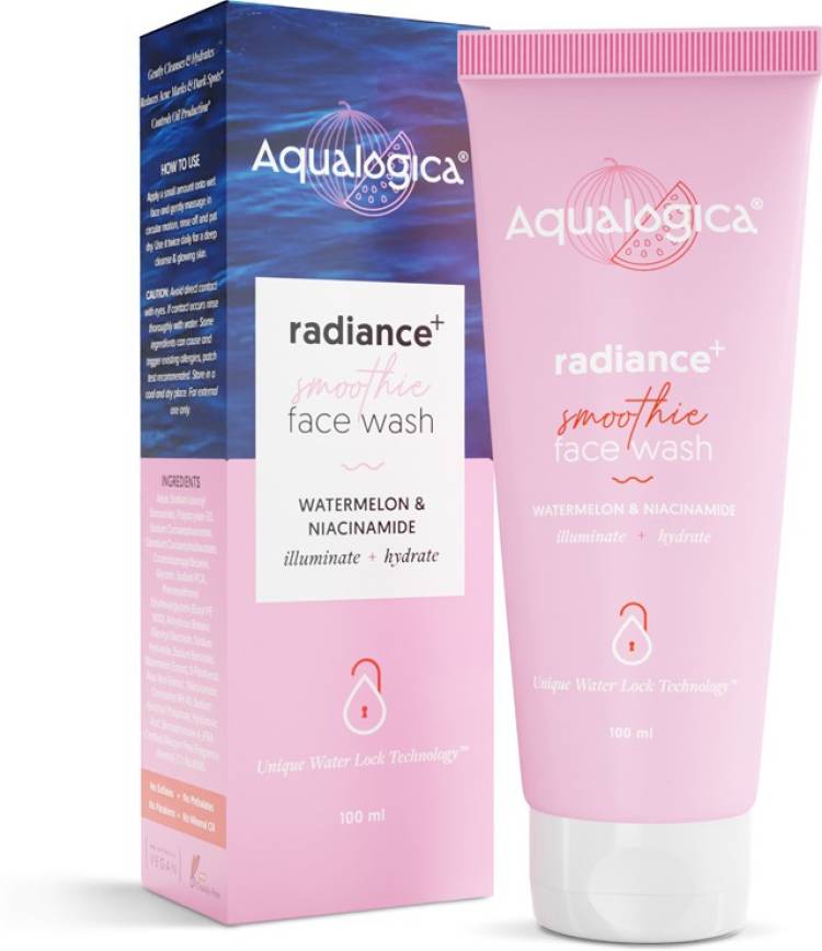 Aqualogica Radiance+ Smoothie Facewash with Watermelon & Niacinamide, for Spots Removal Face Wash Price in India