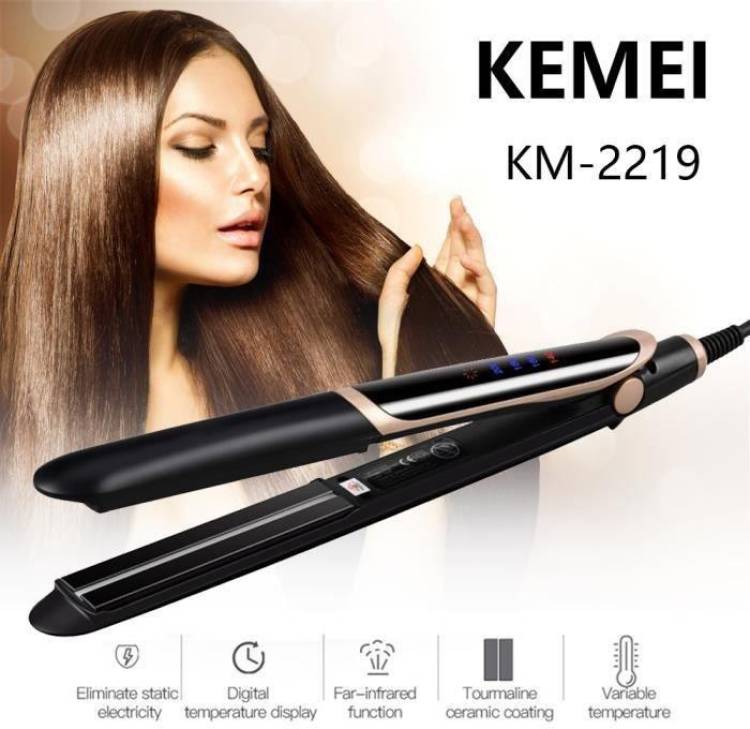 Shopilla Kemei KM-2219 Hair Straightener TEMP CONTROL DESSINE Hair Straightener Price in India