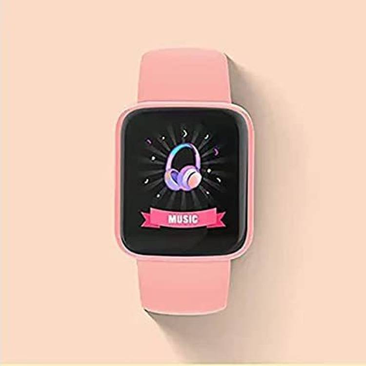 MJDCNC A1 Pink, 1.44 inches Color Smart Watch Men Women Fitness Tracker Smartwatch Price in India