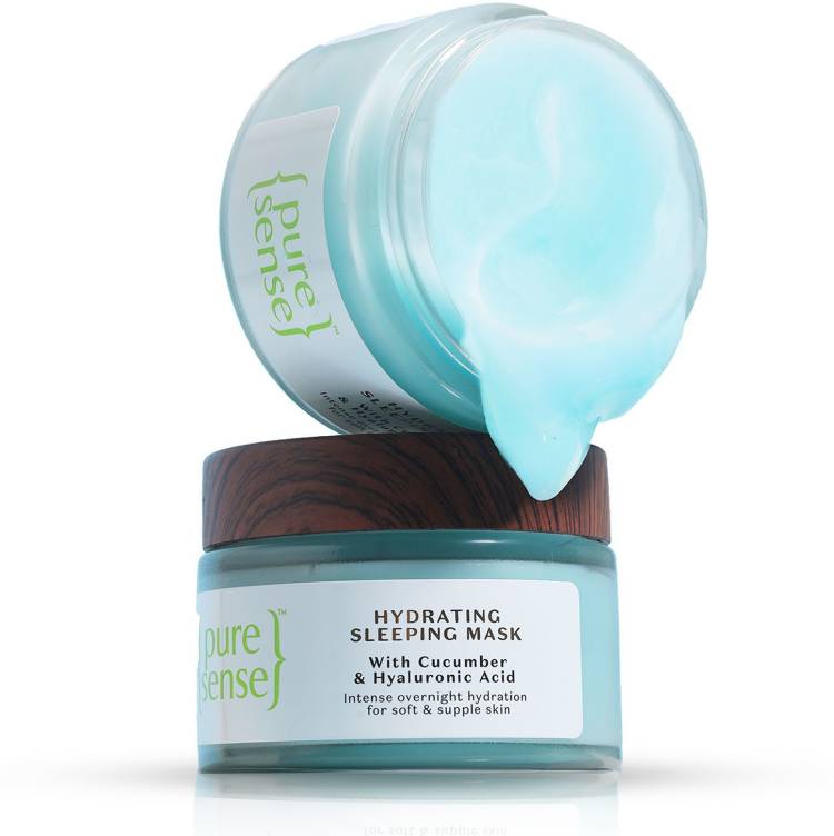 PureSense Hydrating Sleeping Mask with Hyaluronic Acid Cucumber& AloeVera Face Moisturizer Price in India