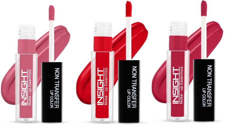 Insight Non Transfer Waterproof Liquid Lip Color (LG40-04,05,06) Pack of 3 Price in India