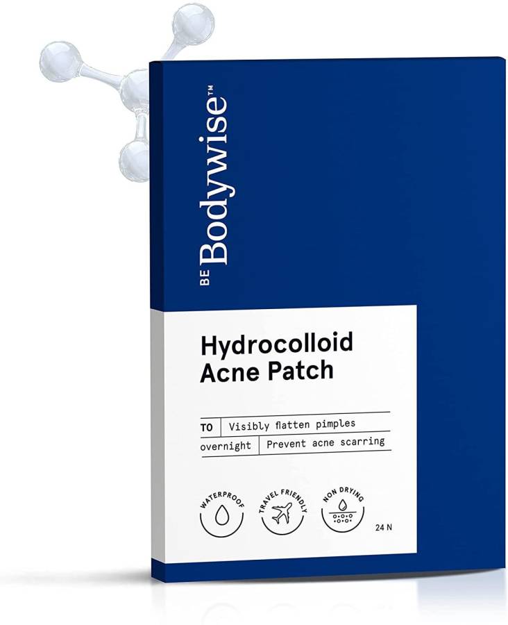 Bodywise Hydrocolloid Acne Patch | Visibly Flatten Acne Overnight | Prevent Acne Scarring Price in India