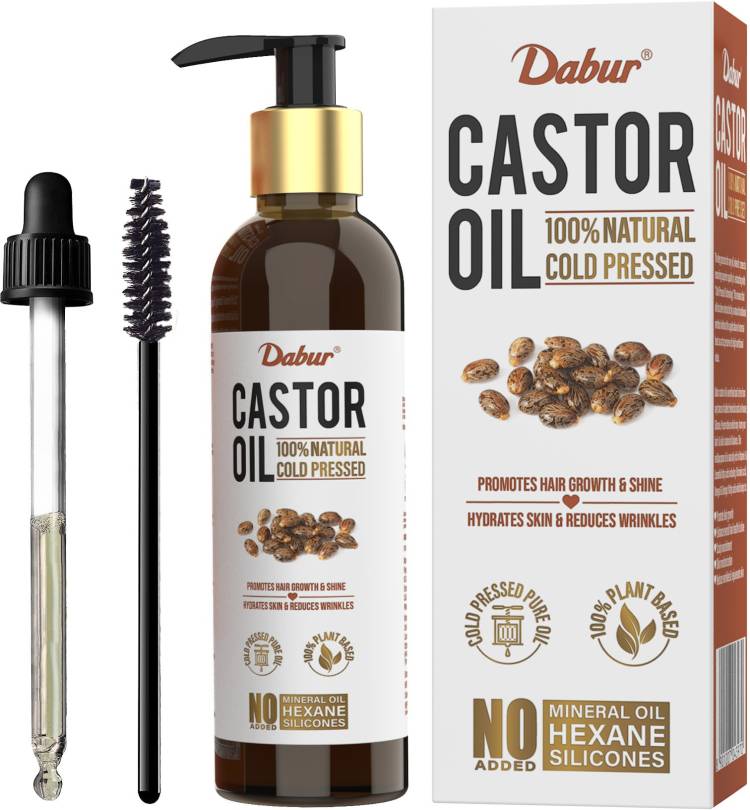 Dabur 100% Natural Cold Pressed Castor Oil Hair Oil Price in India
