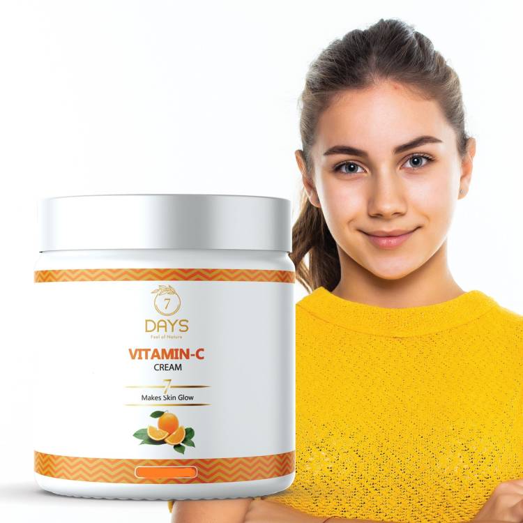 7 Days Vitamin C Face Cream - Oil Free, Quick Absorbing - For All Skin Types - No Parabens, Silicones, Color, Mineral Oil & Synthetic Fragrance Price in India
