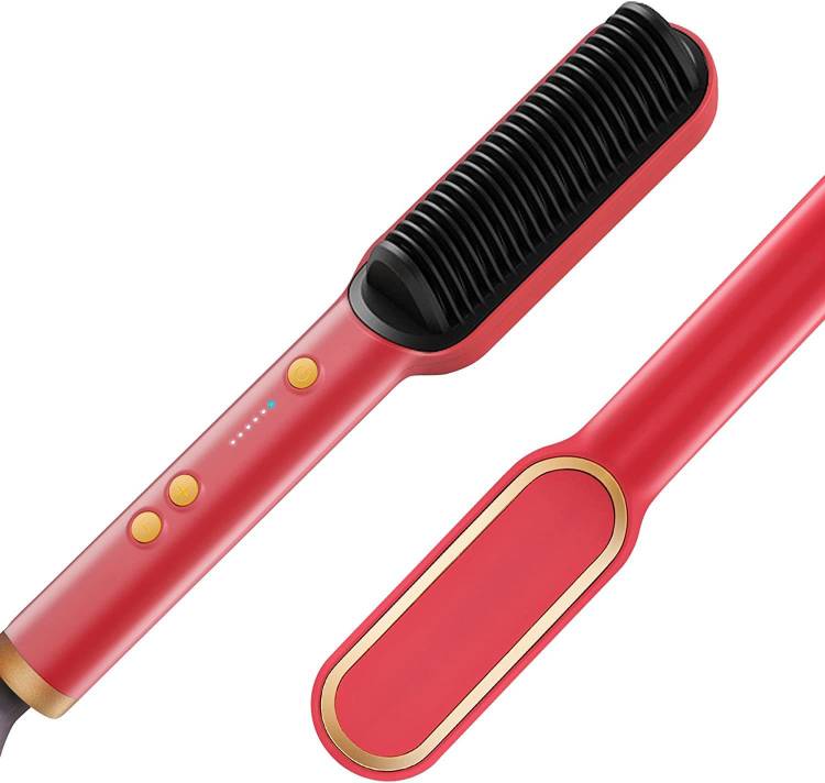 Rosabagh Hair Straightener Comb for Women & Men, Hair Styler, Straightener Machine Brush Hair Straightener Comb for Women & Men, Hair Styler, Machine Brush/PTC Heating Hair Straightener Price in India