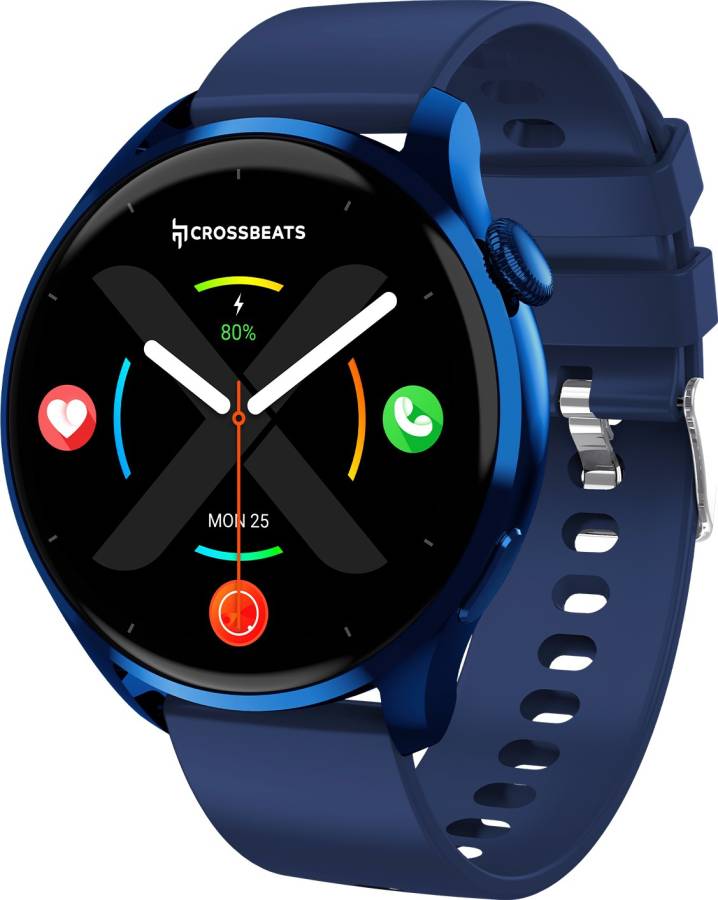 CrossBeats Orbit X AMOLED Smartwatch with BT calling,100+ watch faces, Multi-sports modes Smartwatch Price in India
