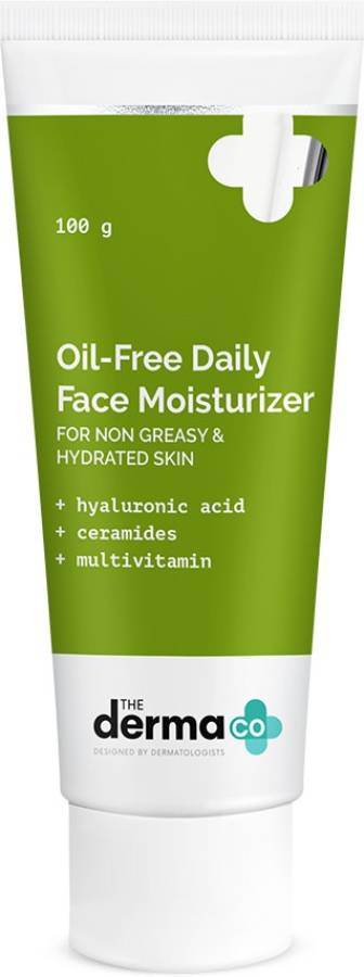 The Derma Co Oil-Free Daily Face Moisturizer With Hyaluronic Acid, Ceramides & Multivitamins Price in India