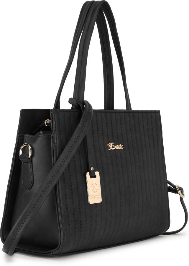 Women Black Hand-held Bag Price in India