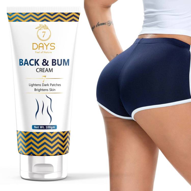 7 Days Back & Bum cream Naturally Brightens Treats Pigmentation Fades Dark Spots Women Price in India