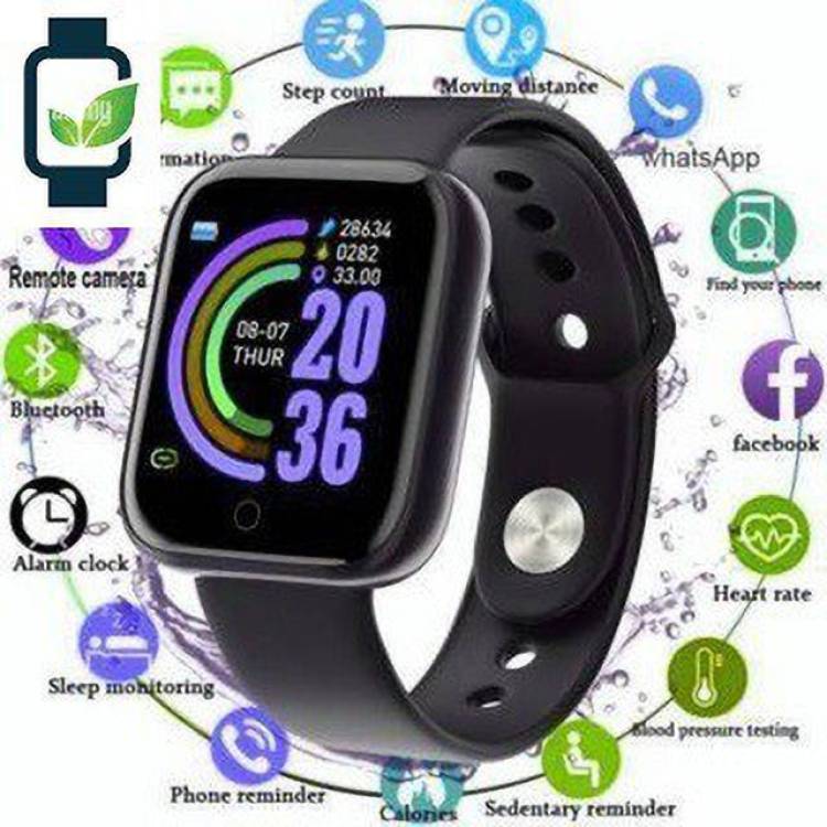 Bymaya PL328(D20) LATEST HEART RATE TRACKER BLUETOOTH SMART WATCH BLACK(PACK OF 1) Smartwatch Price in India