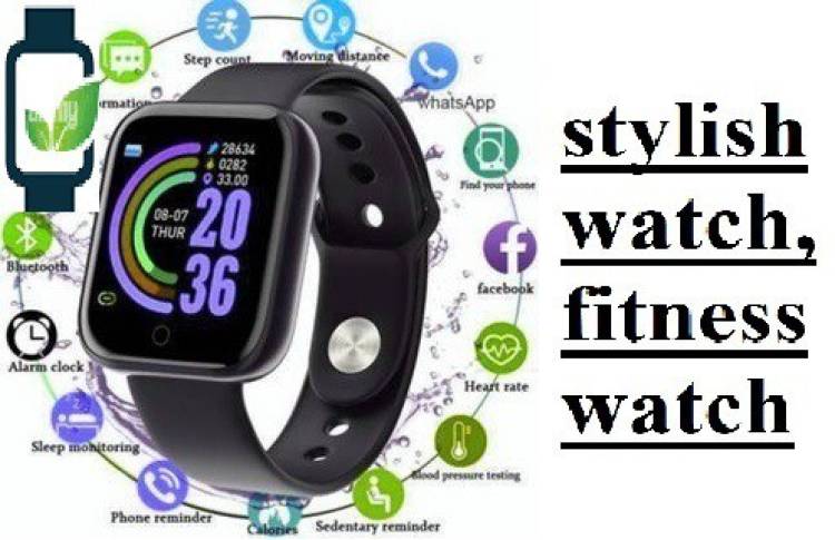 Bymaya PL183(D20) MAX FITNSESS TRACKER STEP COUNT SMART WATCH BLACK(PACK OF 1) Smartwatch Price in India