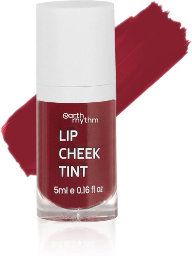 Earth Rhythm Lip & Cheek Tint- Brandy, Hydrates Dry Chapped Lips, Women & Girls - 5 ml Brandy Price in India