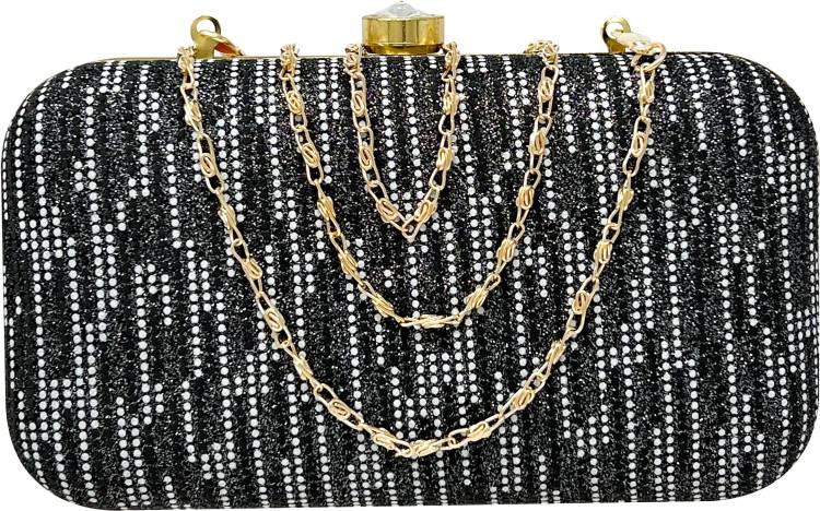 Party Black  Clutch Price in India