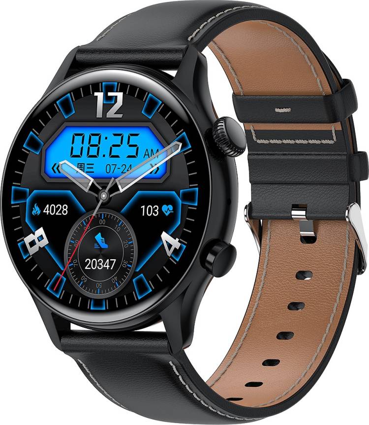 Gizmore GizFit GLOW AMOLED with 3.4 Cm | ALWAYS-ON | 550 NITS Brightness | BT Calling Smartwatch Price in India