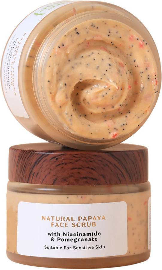 PureSense Natural Papaya Face Scrub with Niacinamide & Pomegranate for Clear Radiant Skin Scrub Price in India