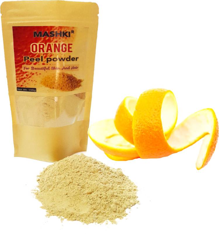 MASHKI Orange Peel Powder for Skin Care/Hair care/Orange UBTAN - Pack of 100G Price in India