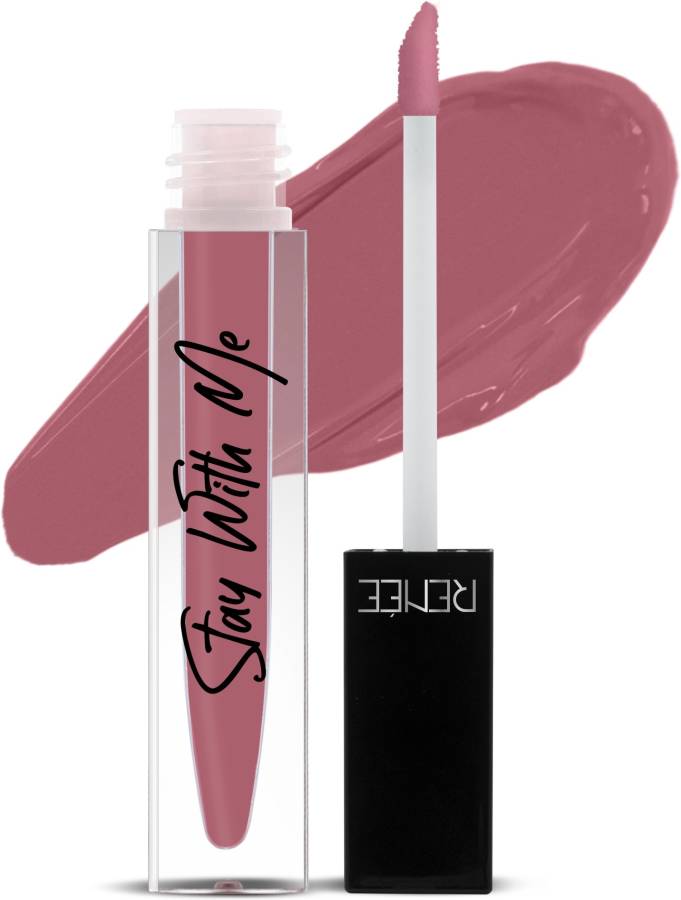 Renee Stay With Me Non Transfer Matte Liquid Lip Color - Awe For Mauve Price in India