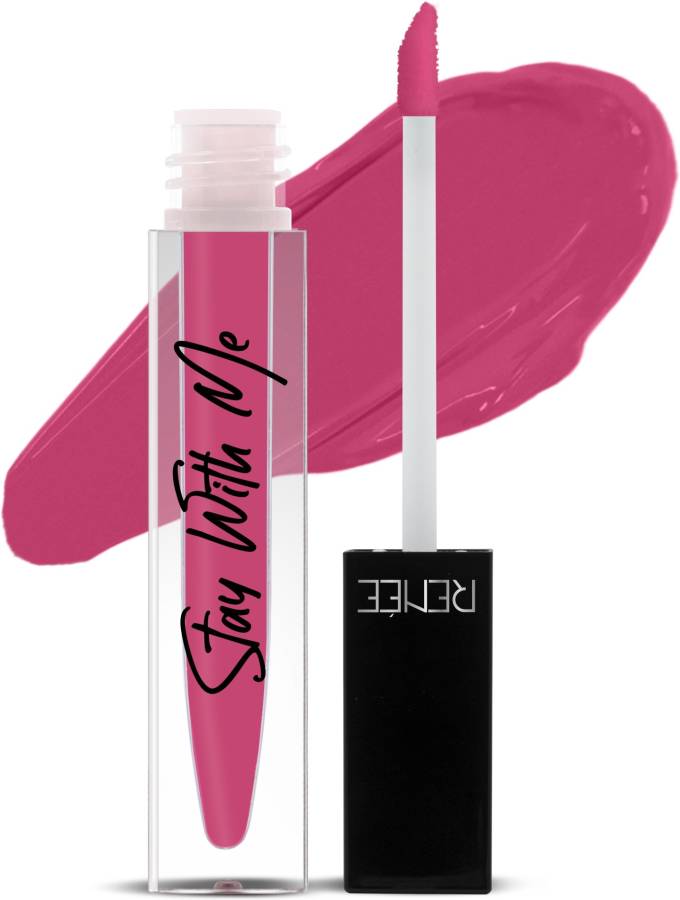 Renee Stay With Me Non Transfer Matte Liquid Lip Color - Hots For Pink Price in India