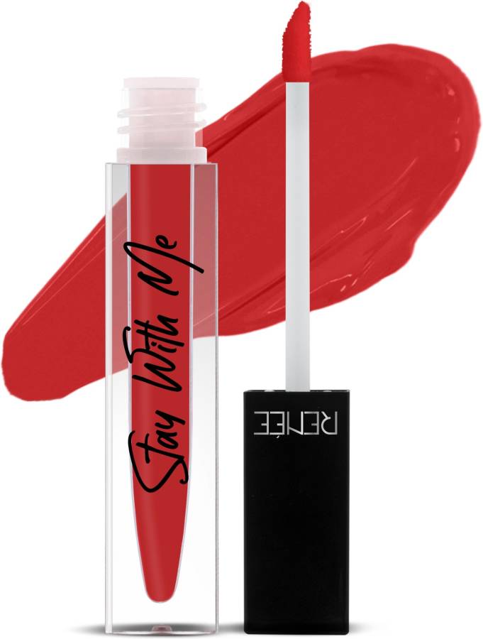 Renee Stay With Me Non Transfer Matte Liquid Lip Color - Rage Of Red Price in India