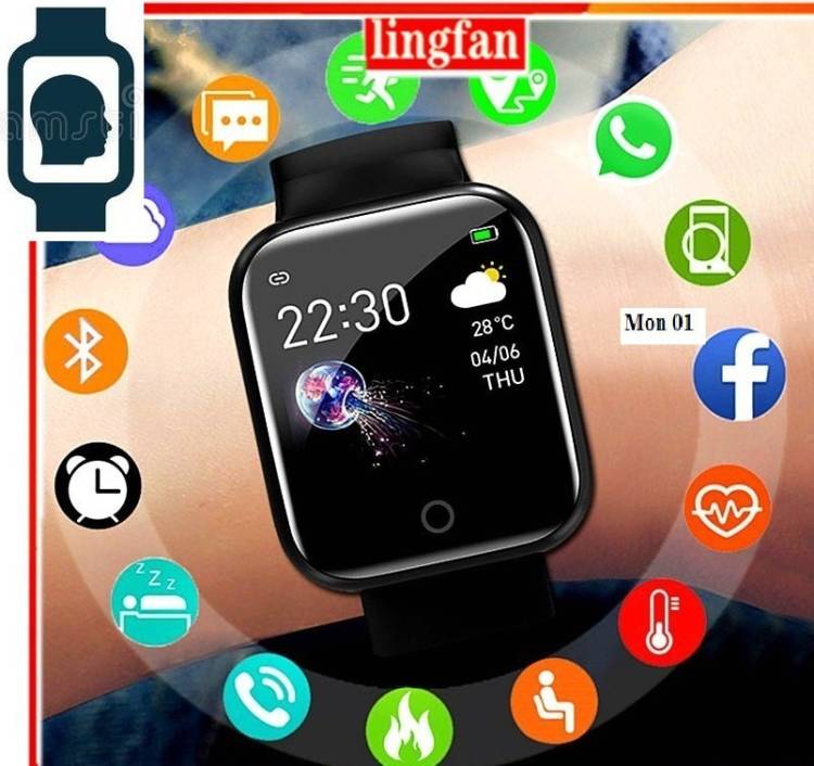 Bymaya JQ35-Y68 ULTRA HEART RATE MULTI FACES SMART WATCH BLACK(PACK OF 1) Smartwatch Price in India