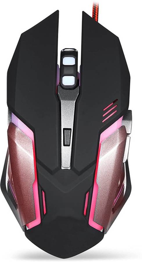 ENTWINO G5 Gaming Mouse, 6 Buttons, Braided Wire, USB Mouse for Laptop & Computer Wired Optical  Gaming Mouse