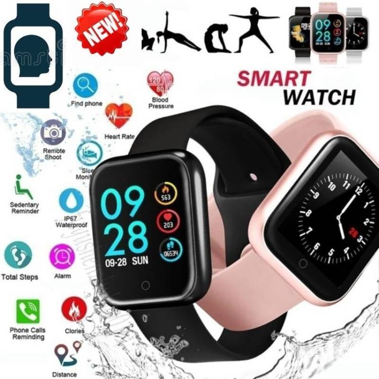 Ykarn Trades F300(D20) PLUS MULTI FACES SLEEP TRACKER SMART WATCFBLACK(PACK OF 1) Smartwatch Price in India