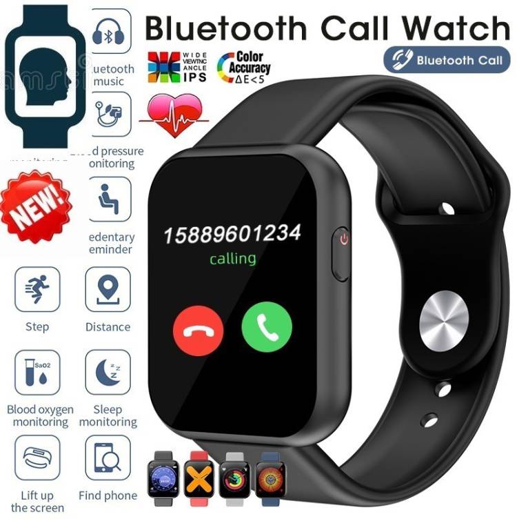 Jocoto V278(D20) LATEST VEART RATE STEP COUNT SMART WATCVBLACK(PACK OF 1) Smartwatch Price in India