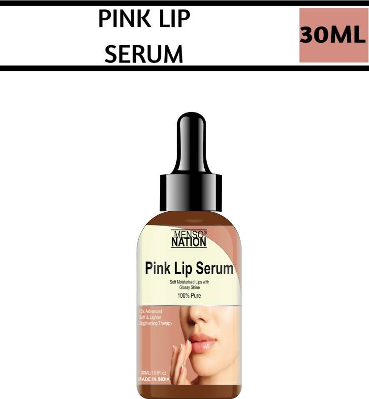 Mensonation Pink Lip Serum Brightening Serum for Soft, Moisturized Lips With Glossy & Shine Price in India
