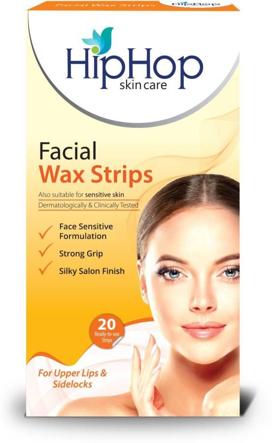Hip Hop Skincare Facial Wax Strips with Argan Oil for Sensitive Skin Strips Price in India