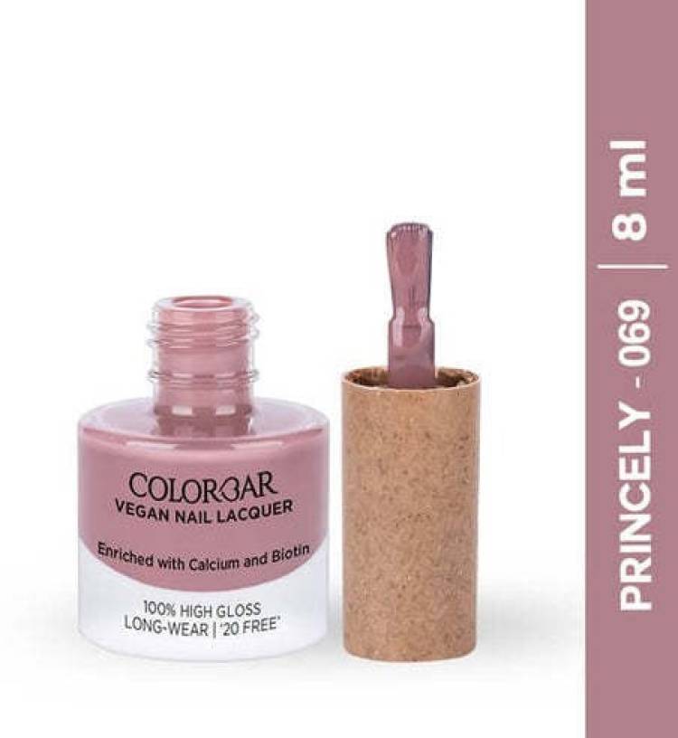 COLORBAR VEGAN NAIL LACQUER-(069 Princely) 8 ML Mauve Price in India