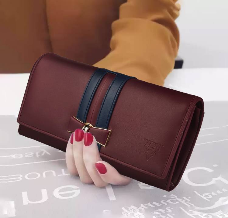 Casual, Party Maroon  Clutch Price in India
