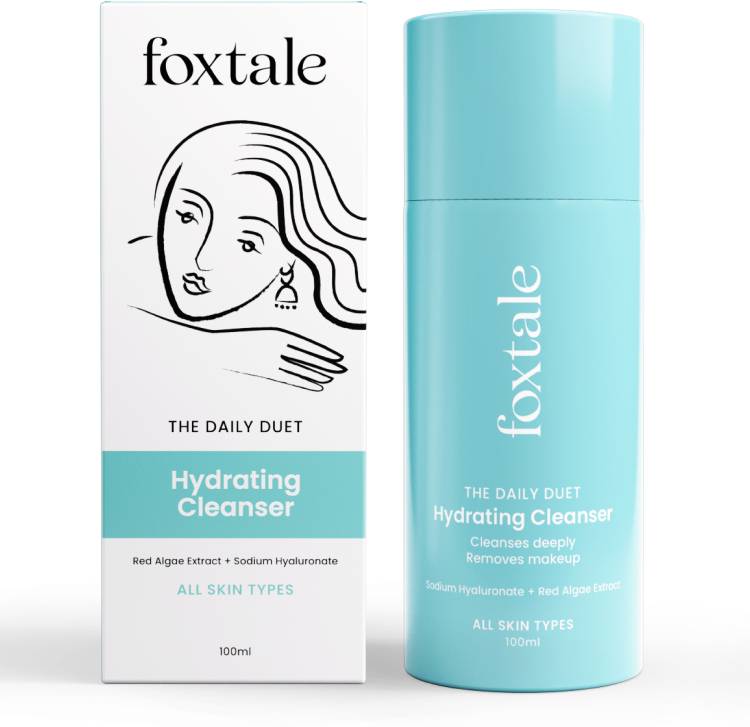 Foxtale The Daily Duet Gentle Cleanser Hydrating Face Wash, Restores Moisture-100ml Price in India