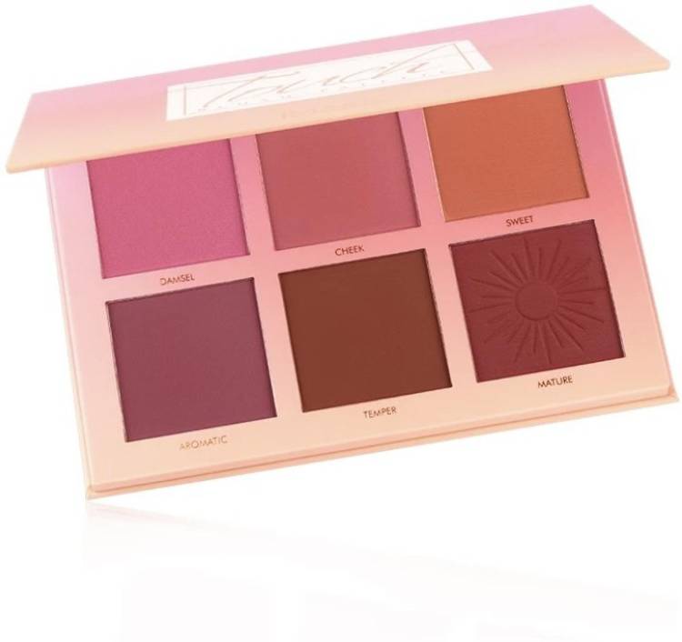 feelhigh cosmetics 6 COLOR TOUCH BLUSH PALETTE Price in India