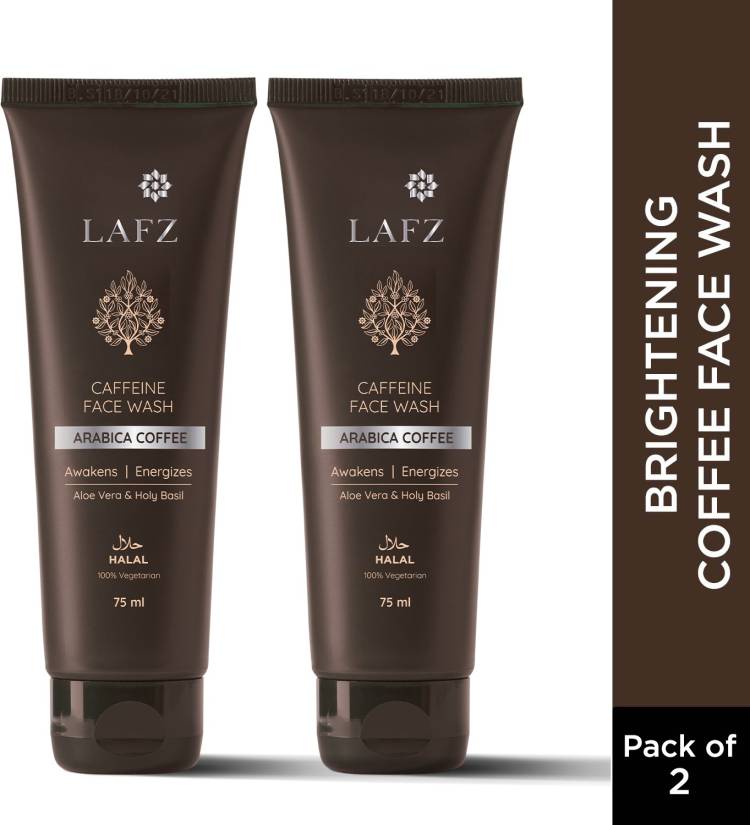 LAFZ Caffeine Arabica Coffee, with Aloe Vera & Holy Basil -Pack of 2 Face Wash Price in India