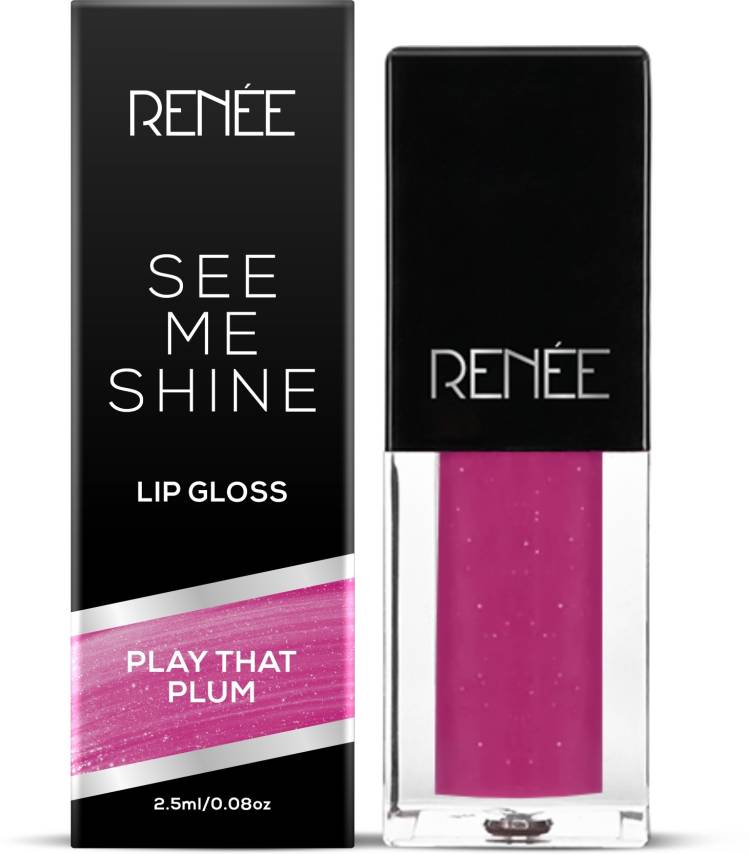 Renee See Me Shine Lip Gloss - Play That Plum 2.5ml Price in India