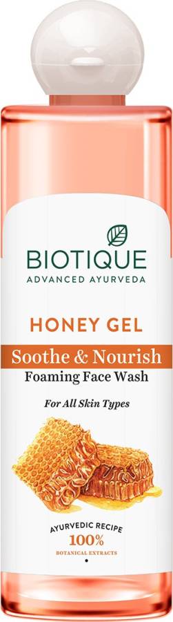 BIOTIQUE Bio Honey Gel Foaming Wash Face Wash Price in India