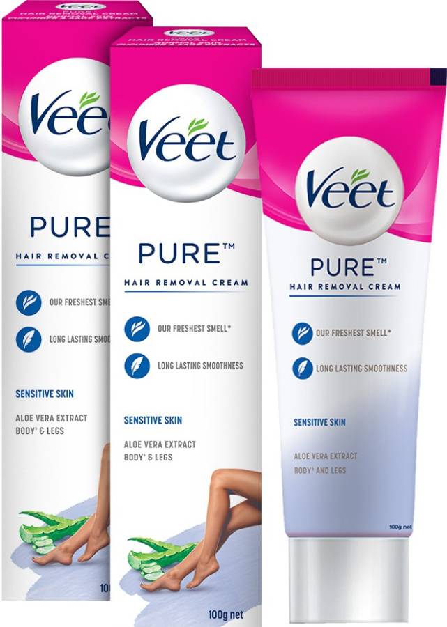 Veet Pure Hair Removal Cream for Women With No Ammonia Smell, Sensitive Skin Cream Price in India