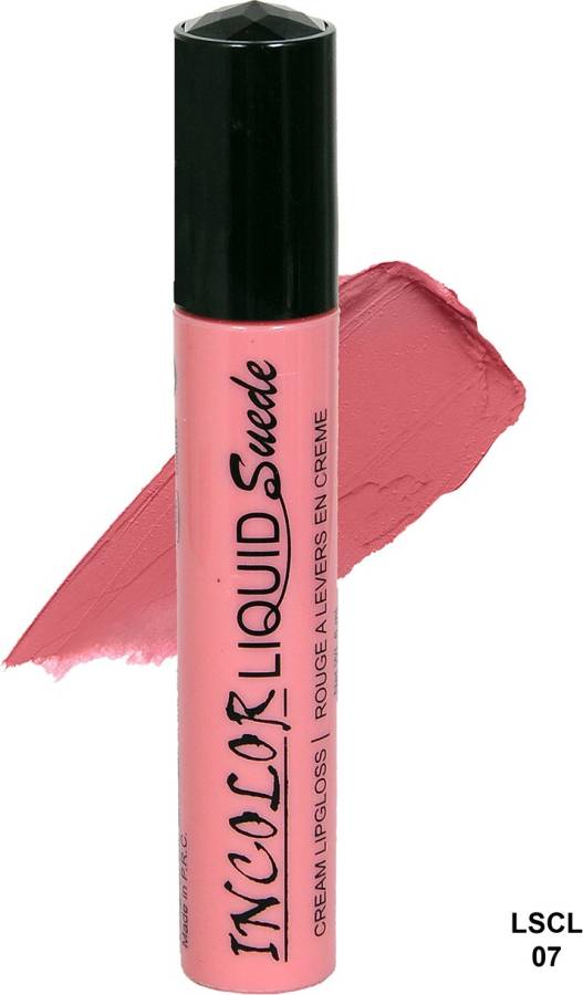 INCOLOR Liquid Suede Lipgloss Shade No.07 Price in India