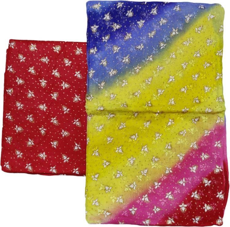 Printed Semi Stitched Rajasthani Poshak Price in India