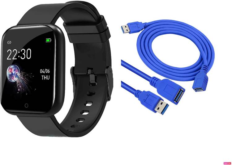 HIMOCEAN SERIES 7 116 PLUS SMARTWATCH WITH CHARGING EXTENSION CABLE Smartwatch Price in India